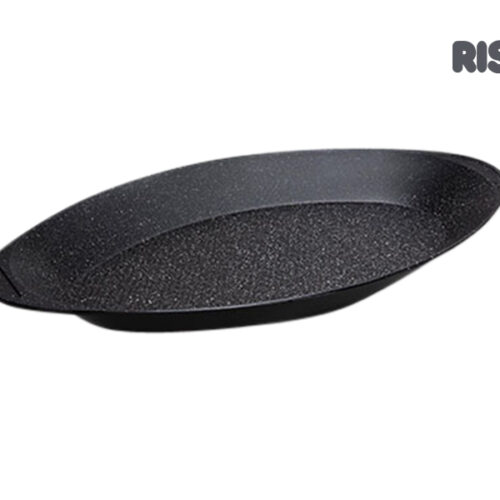 Risol&igrave; - Pescera ovale granito hard stone 46&times;26,5 cm