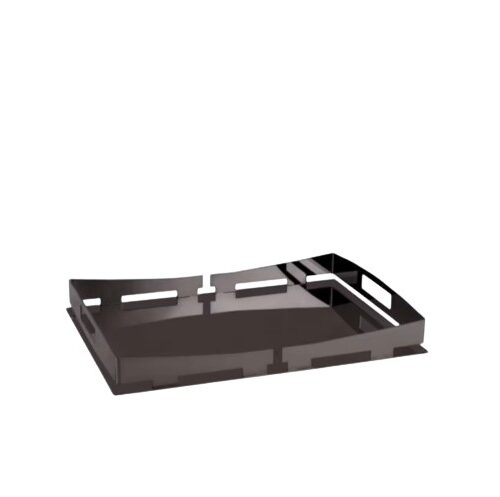 Elleffe Design - Vassoio Leonardo rettangolare in acciaio inox