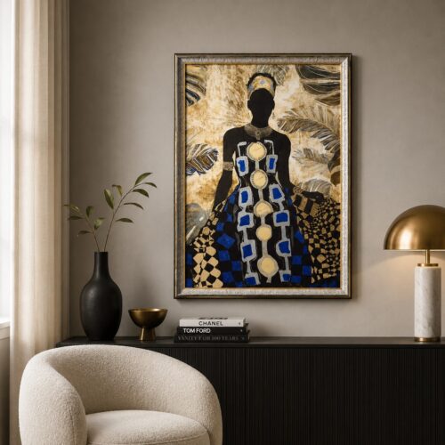 Quadro Donna Afro Drimmer