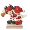 Jim Shore - Topolino e Minnie vestiti da Babbo Natale - immagine 2
