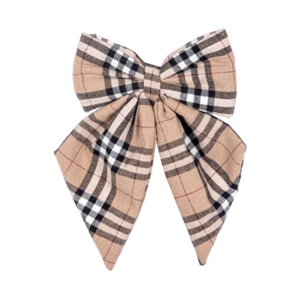 Christmas Land - Maxi fiocco Tartan Beige