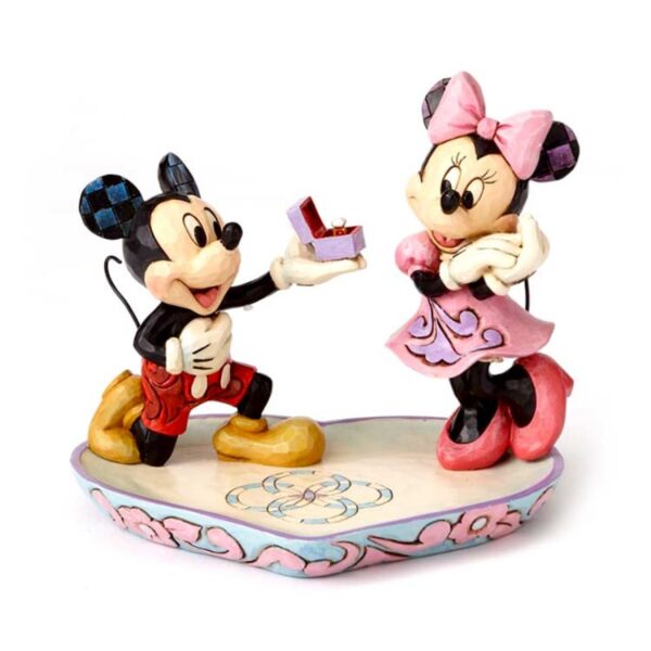 Jim Shore - Topolino dona l'anello a Minnie