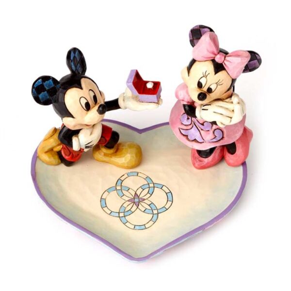 Jim Shore - Topolino dona l'anello a Minnie - immagine 2