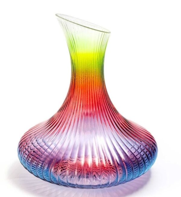 Madrhelen - Decanter Vino Rainbow Crystal - immagine 2