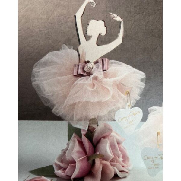Cherry and Peach - Ballerina in Plex Rosa