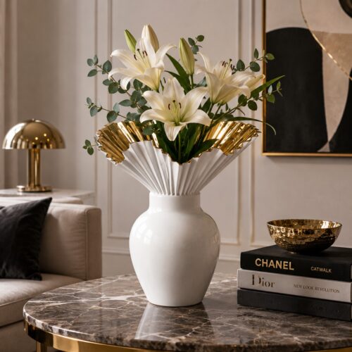Rosenthal vaso Falda gold