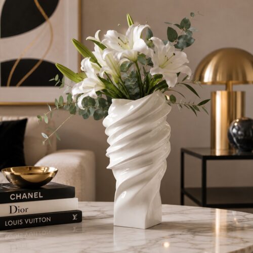 Vaso Squall Rosenthal Bianco