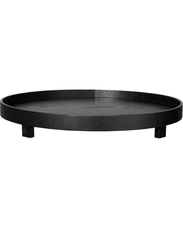 Asa Selection - Vassoio con piedini in legno nero