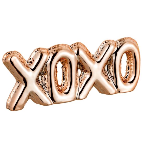 Montemaggi - Scritta xoxo Oro Rosa Ceramica