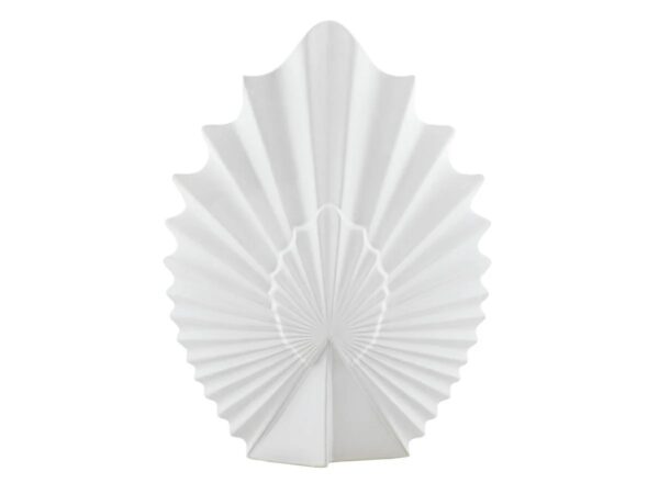 Villa Altachiara - Vaso foglia Chakra bianco
