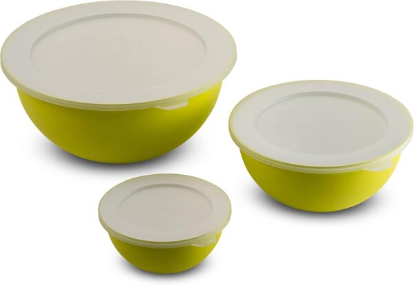 Omada Design - 3 Contenitori Alimenti con Coperchio