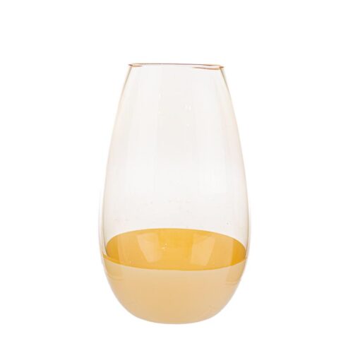 Le Stelle - Vaso in Vetro Giallo