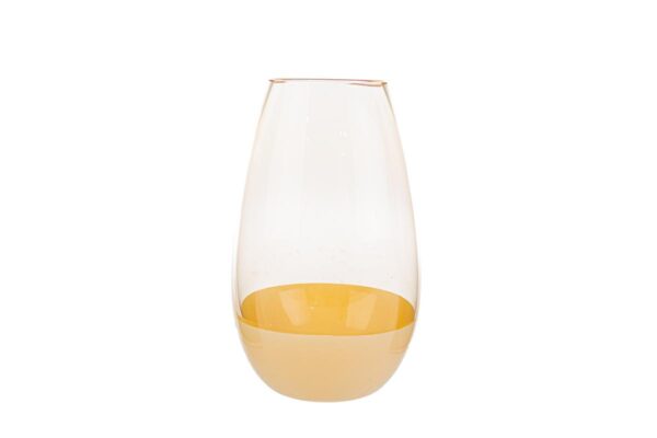 Le Stelle - Vaso in Vetro Giallo