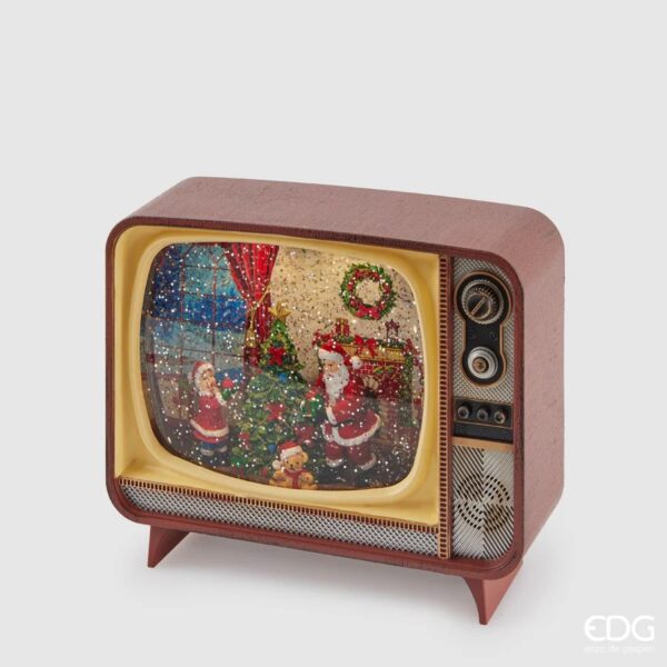 EDG - Televisore led diorama Natale