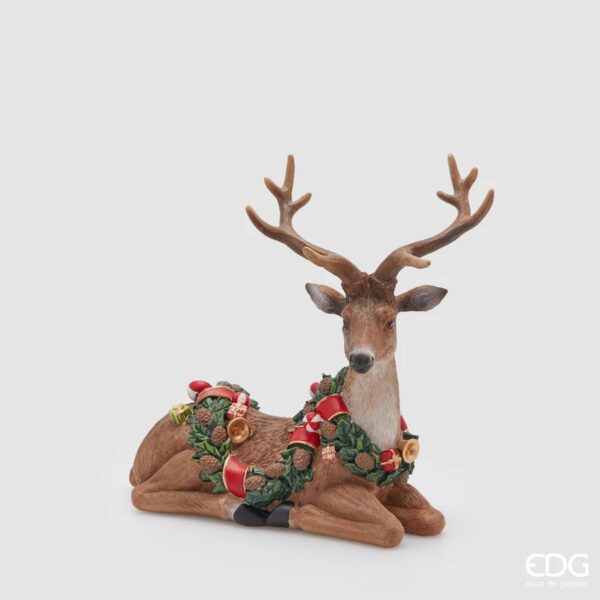 EDG - Decoro Renna con Festone Seduta