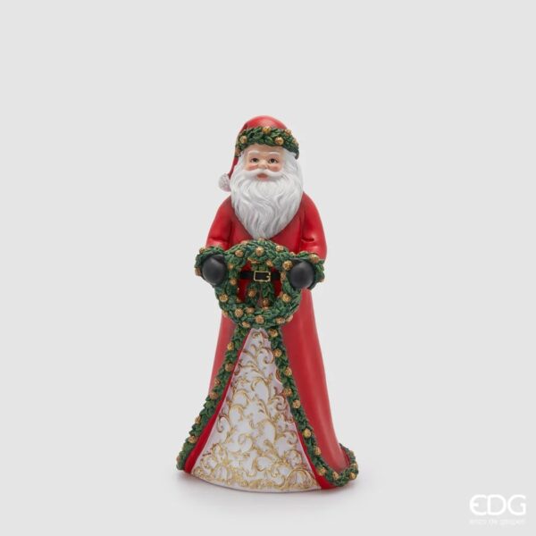 EDG - Babbo Natale decorativo con corona
