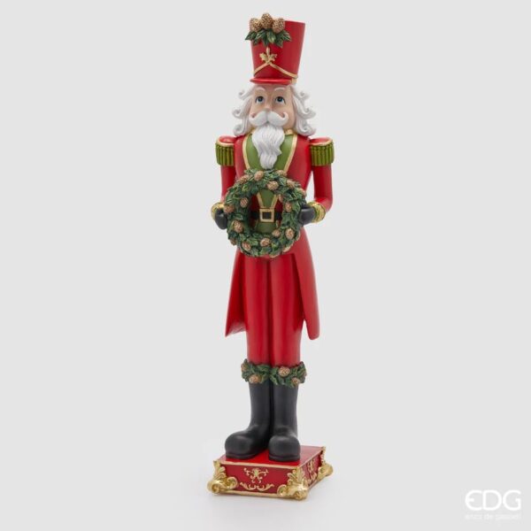 EDG - Decoro Soldatino Natale con Ghirlanda