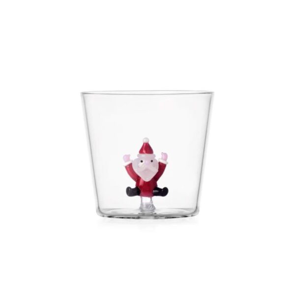 Ichendorf – Tumbler Babbo Natale che salta in vetro borosilicato Christmas Tales