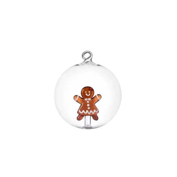 Ichendorf - Schiaccianoci Pallina di Natale Mrs Pan di Zenzero