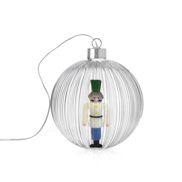 Ichendorf - Schiaccianoci Lampada Pallina di Natale Soldatino