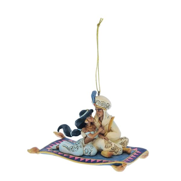 Jim Shore - Ornamento da appendere Aladin e Jasmine