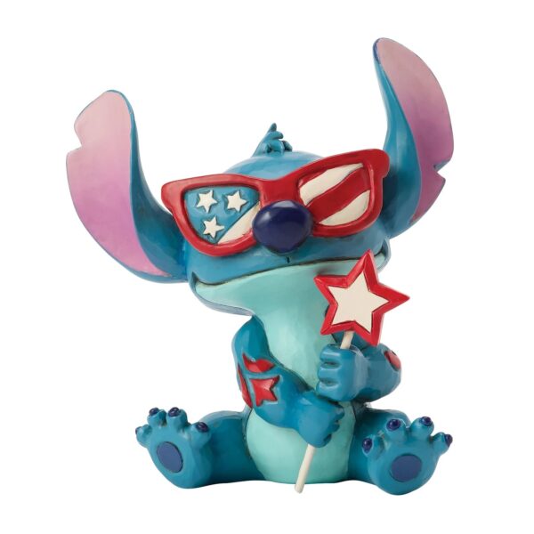 Jim Shore - Mini patriottico Stitch