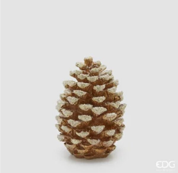 EDG - Decoro pigna white gold