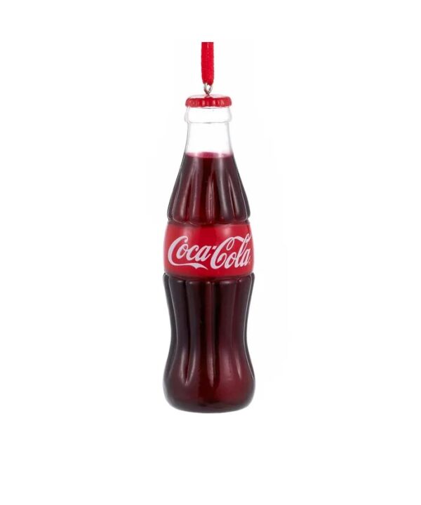 Kurt Adler - Ornamento in stampo soffiato per bottiglia di Coca-Cola