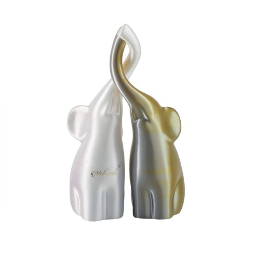 Melaverde - Elefanti Intrecciati Oro Silver