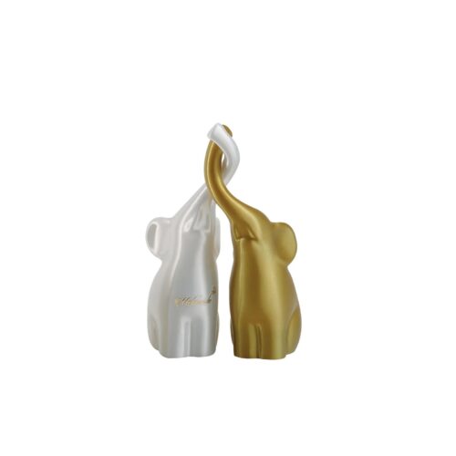 Melaverde - Elefanti Intrecciati Oro Silver
