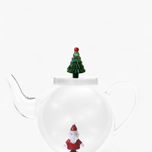 Ichendorf Milano - Teiera Christmas Tales Babbo Natale con cappello albero di Natale