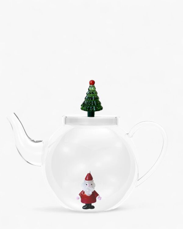Ichendorf Milano - Teiera Christmas Tales Babbo Natale con cappello albero di Natale