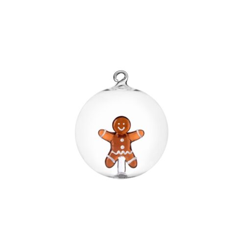 Ichendorf Milano - Pallina Decorativa Schiaccianoci Mr Gingerbread