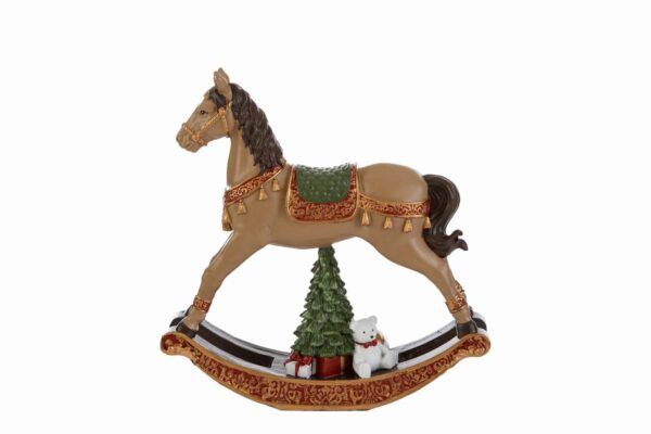 Le Stelle - Cavallo a Dondolo Natalizio Decorativo