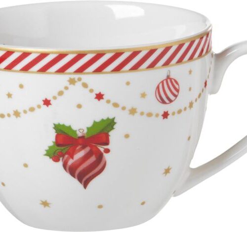 Evviva - Candy Canes Set 12 tazze caffè con piattino
