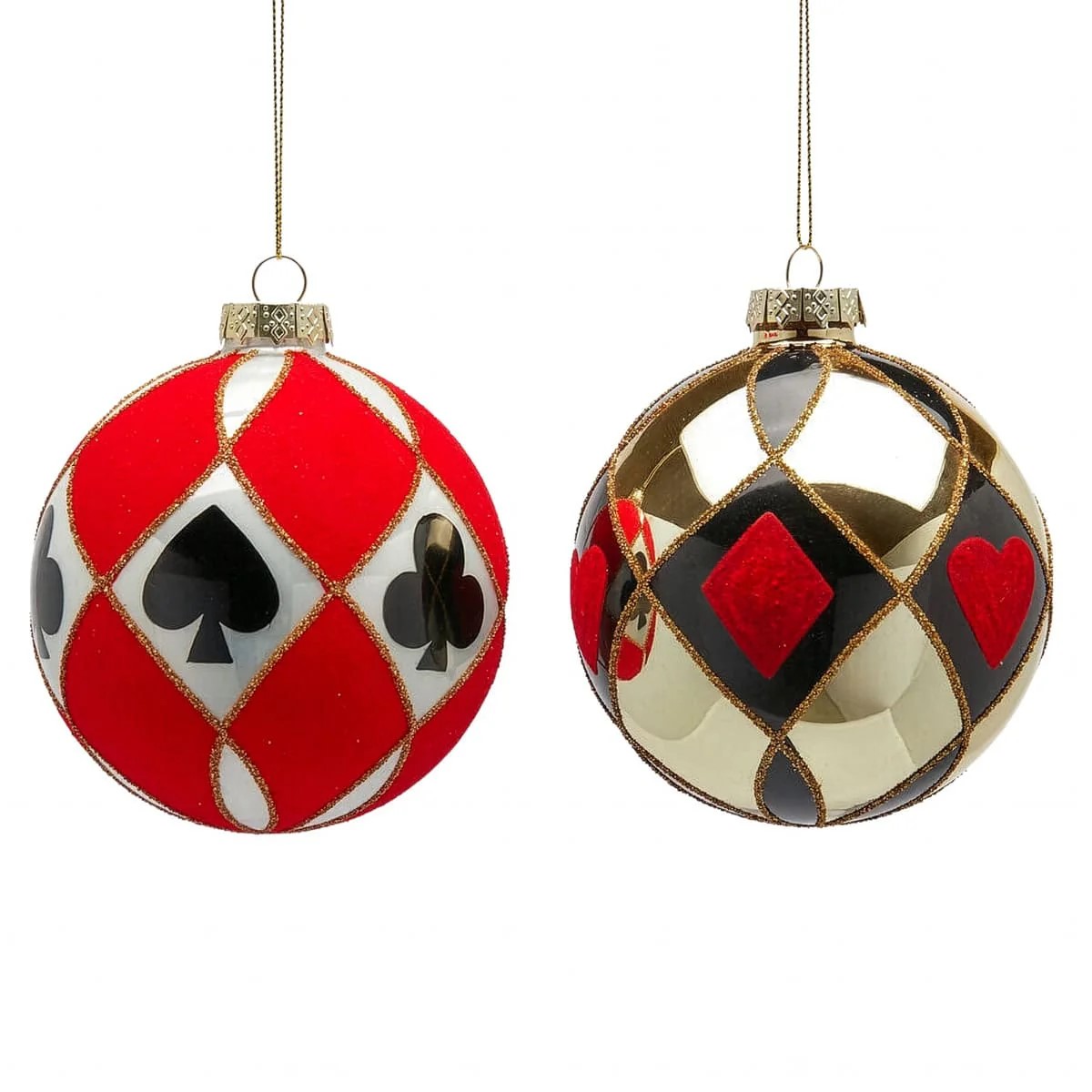 EDG - Addobbo Palla decorativa stile carte da poker