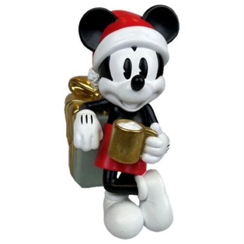 Kurt Adler - Statua Decorativa Mickey Mouse con Tazza