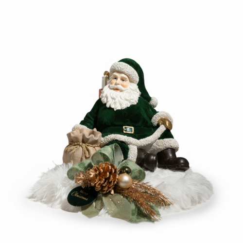 Cherry and Peach - Centrotavola Babbo Natale "Verde Foresta"