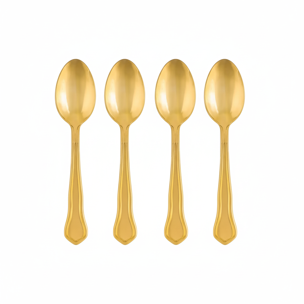 Bialetti - Set 4 Cucchiaini Pure Gold