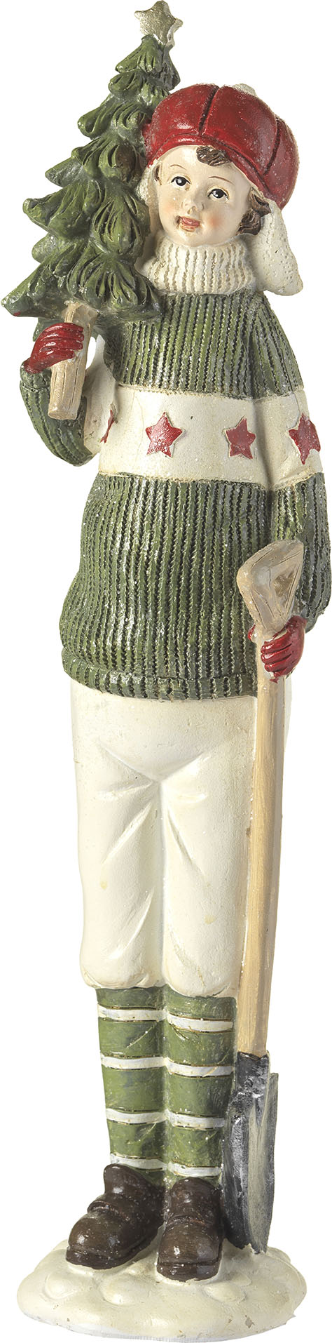 Evviva - Decoro Statuina Bimbo con Albero