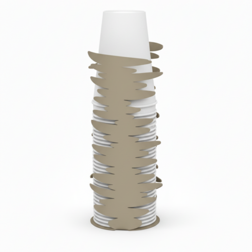 Ceart - Porta Bicchieri Schizzo Tortora