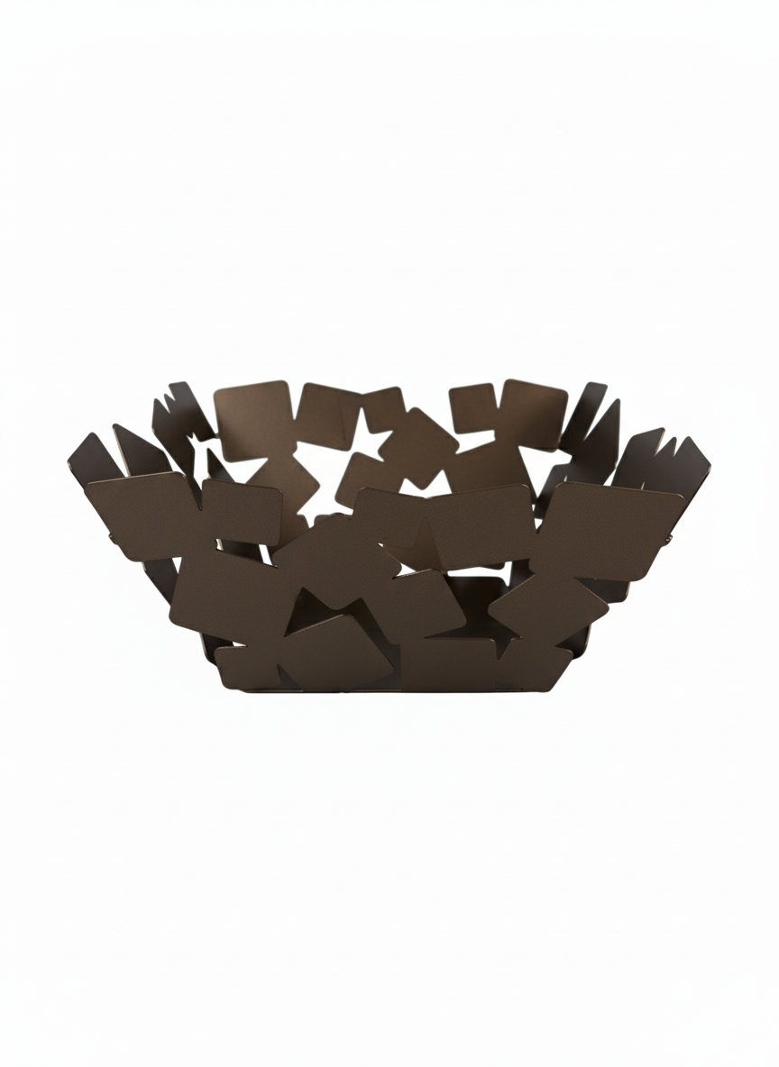 Ceart - Cesto Porta Frutta Materia Bronzo