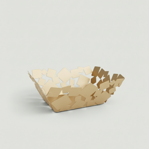 Ceart - Cesto Big Centrotavola Materia Oro