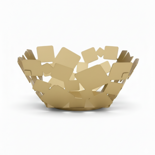 Ceart - Cestino porta Pane Materia oro