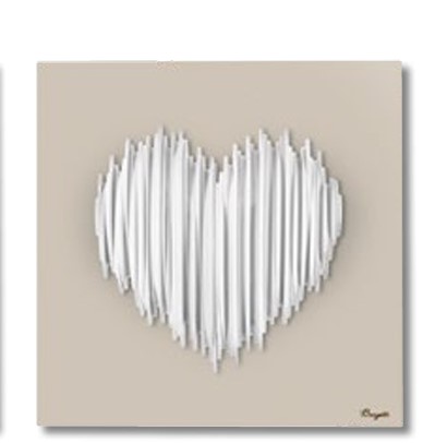 Bongelli - Quadretto Cuore Stilizzato