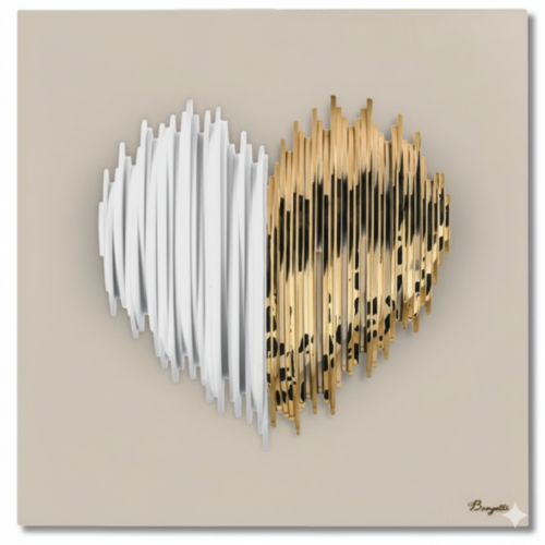 Bongelli - Quadretto Cuore Stilizzato