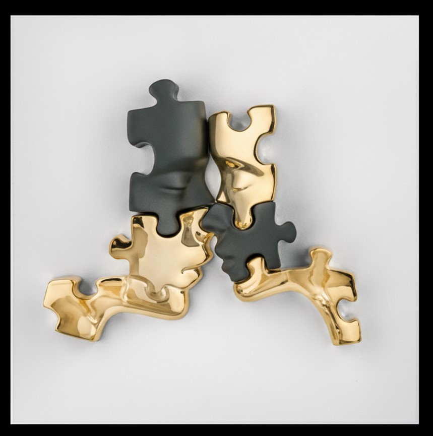 Bongelli - Quadretto Visi Puzzle