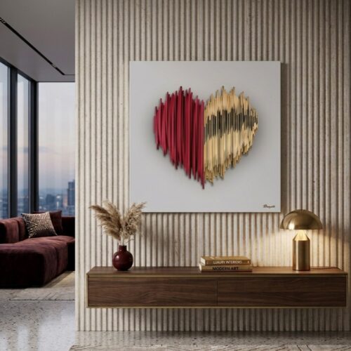 QUADRO CUORE BONGELLI X CM
