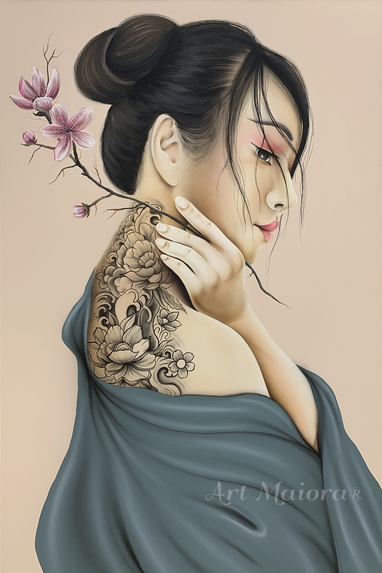 Art Maiora - Quadro Juma Dipinto a mano su tela