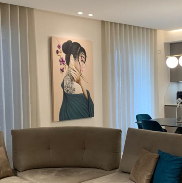 Art Maiora - Quadro Juma Dipinto a mano su tela - immagine 4